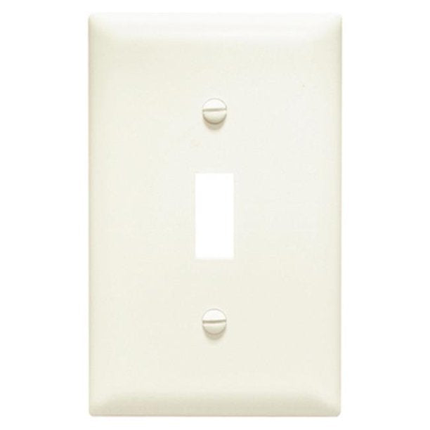 Pass & Seymour, 1 Gang Wall Plate with 1 Toggle Opening, Light Almond