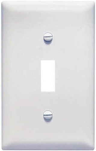 Pass & Seymour, 1 Gang Wall Plate with 1 Toggle Opening, White