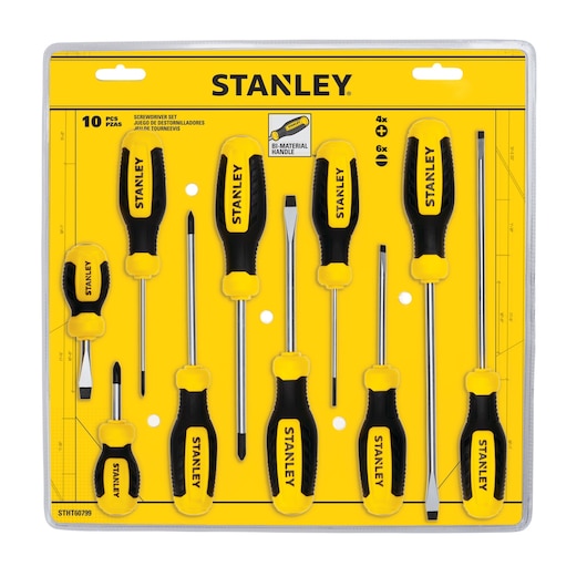 Stanley-Werkzeuge, 10 pc. Screwdriver Set