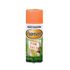 RUST-OLEUM, 11 OZ Specialty Fluorescent Spray - Orange