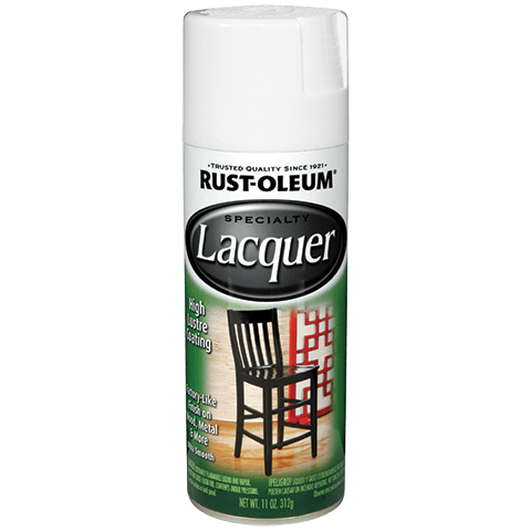 RUST-OLEUM, 11 OZ Specialty Lacquer Spray - Gloss White