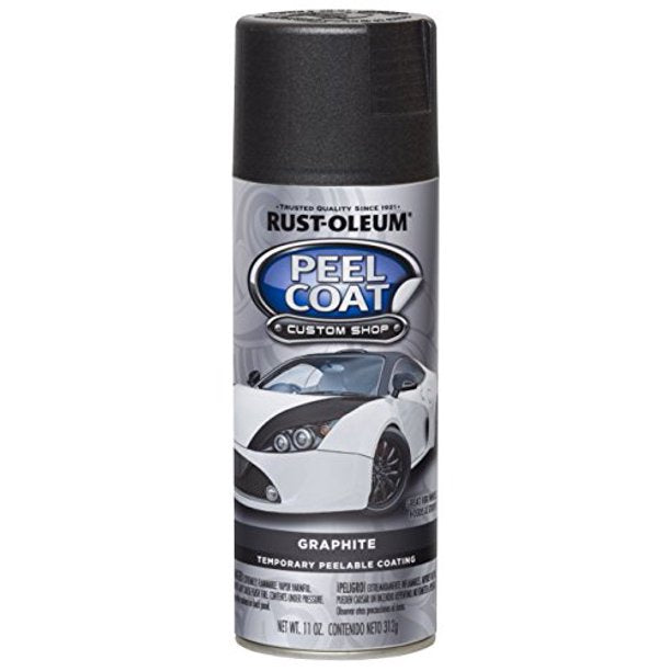 RUST-OLEUM, 11OZ Automotive Peel Coat Spray - Graphite