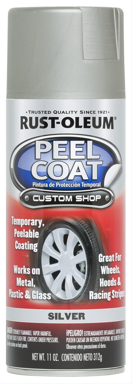 RUST-OLEUM, 11OZ Automotive Peel Coat Spray - Silver