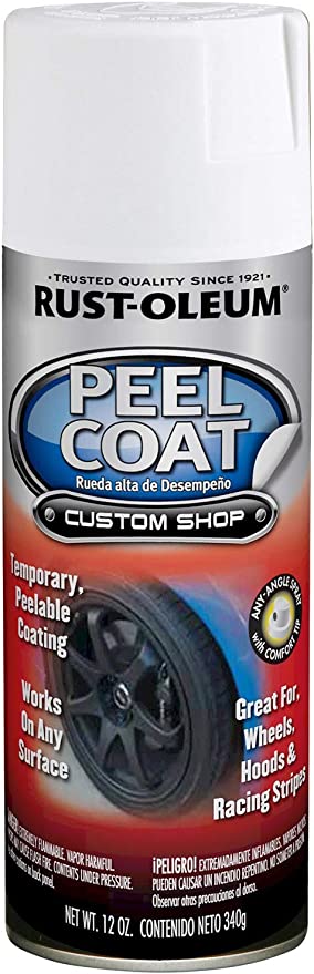 RUST-OLEUM, 11OZ Automotive Peel Coat Spray - White