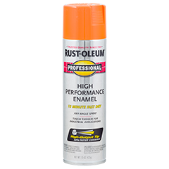 BERUFLICH, 15 OZ High Performance Enamel Spray - Safety Orange