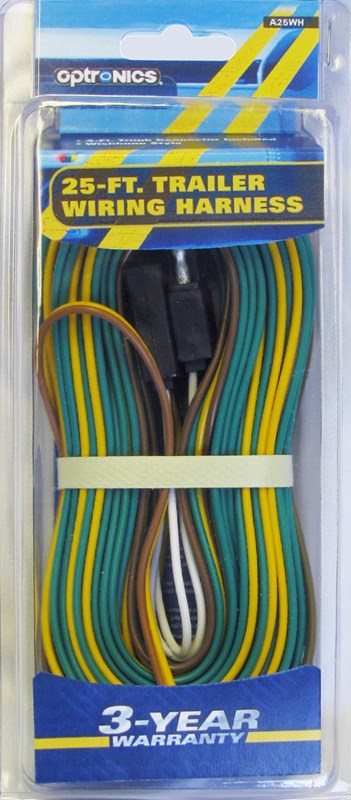 Optronik, 25ft Trailer 4-Way Wiring Harness