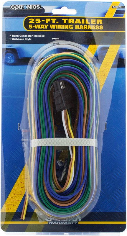 Optronik, 25ft Trailer 5-Way Wiring Harness