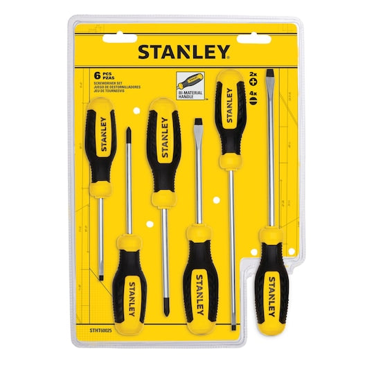 Stanley-Werkzeuge, 6 pc. Screwdriver Set