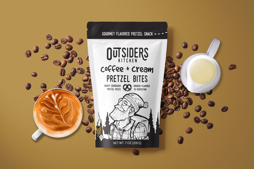 Außenseiter-Küche, Coffee + Cream Pretzel Bites