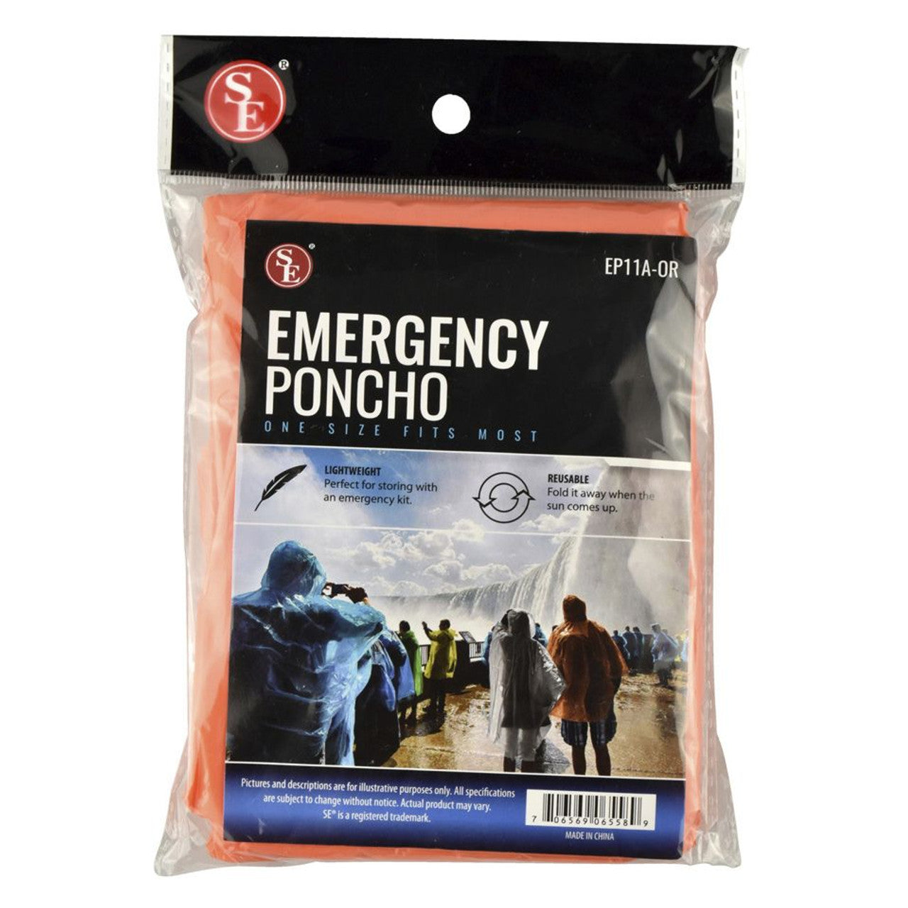 Sona Unternehmen, Emergency Poncho - Orange