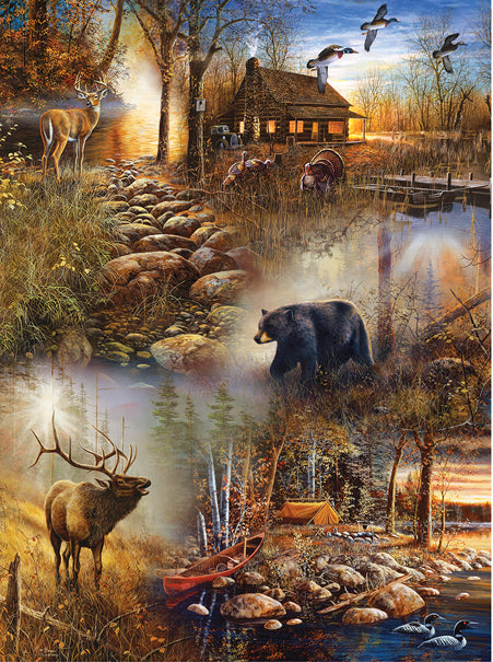 Sunsout, Forest Collage 1000 Piece Puzzle