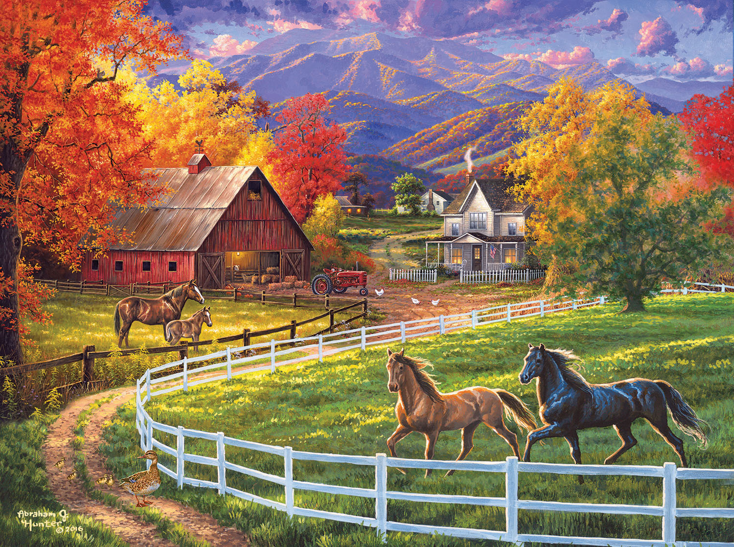 Sunsout, Horse Valley Farm 1000 Piece Puzzle