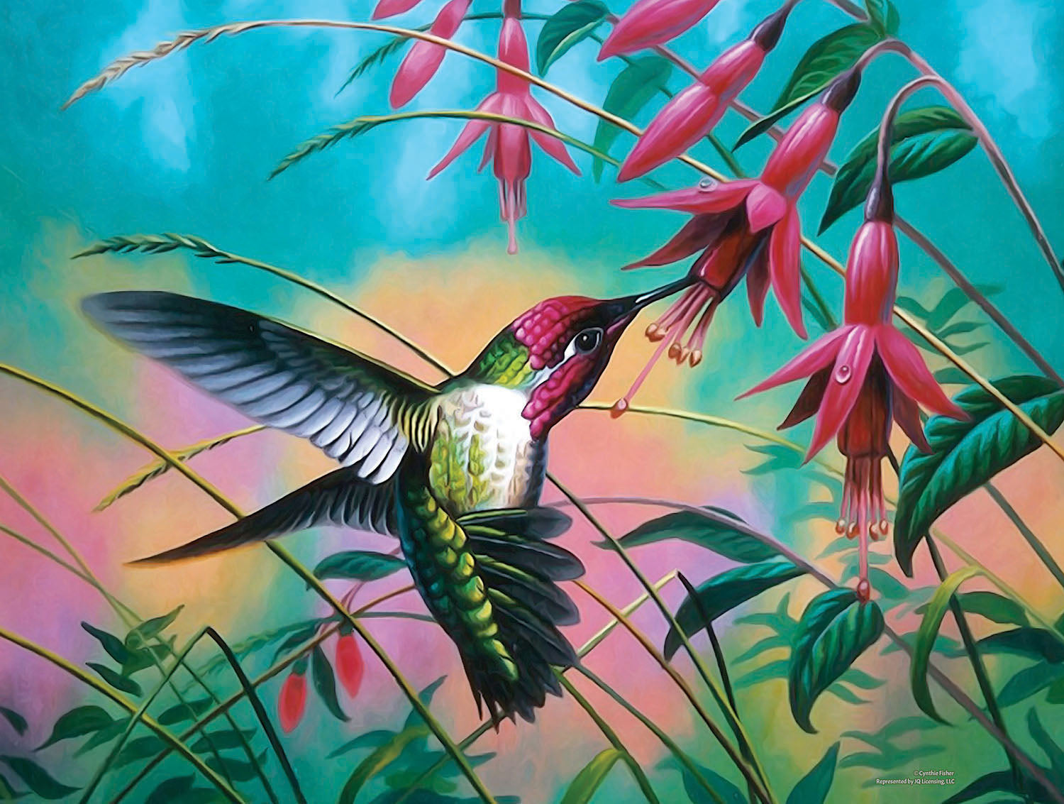 Sunsout, Hummingbird Haven 500 Piece Puzzle