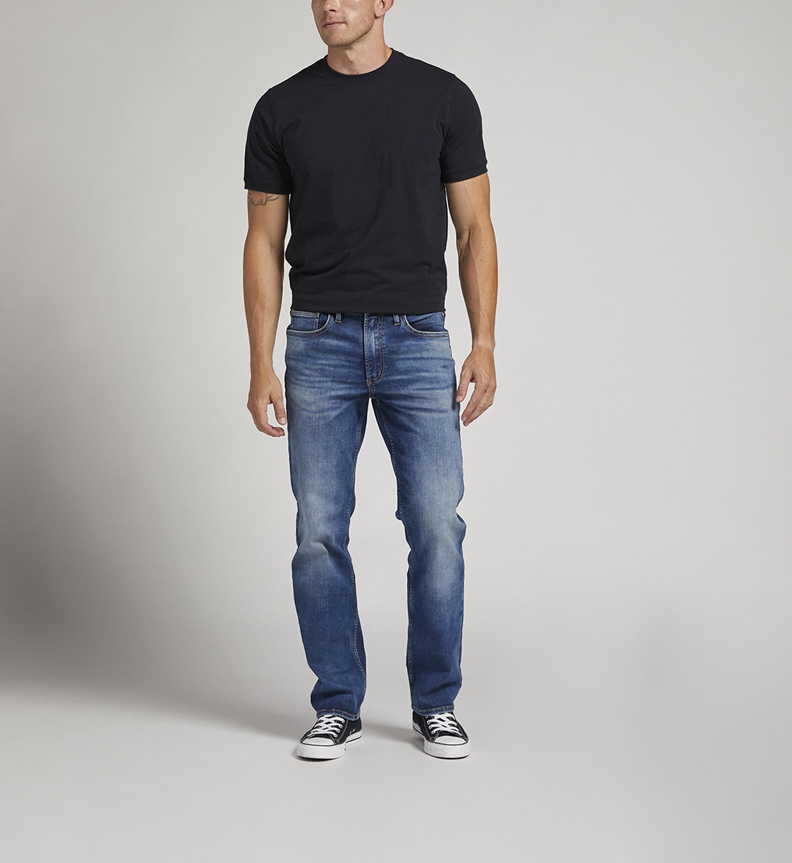 Silberne Jeans Co, Men's Infinite Fit Relaxed Straight Leg Jean