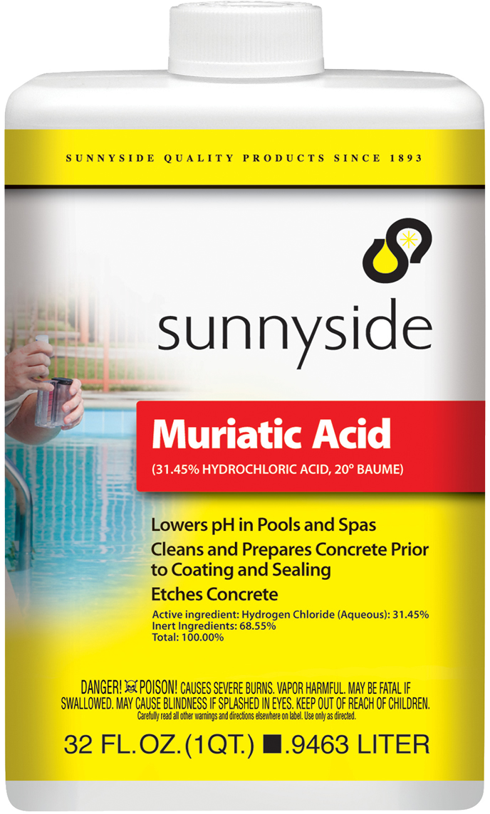 SUNNYSIDE, Muriatic Acid - QUART