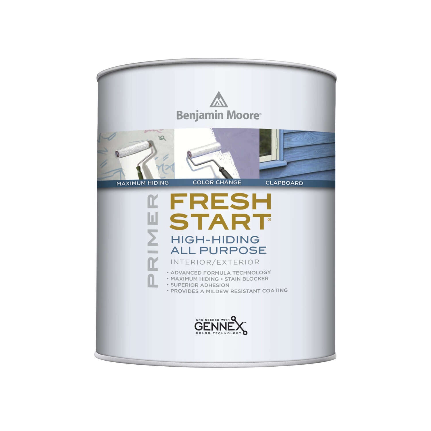 Benjamin Moore, QT FRESH START Acrylic Latex High-Hiding Primer - Deep Low Luster