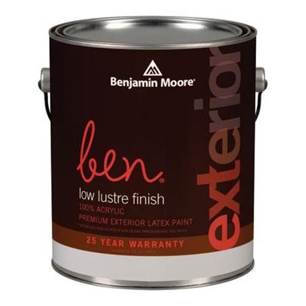 Benjamin Moore, QT ben Exterior Acrylic Latex Paint - Low Lustre Finish