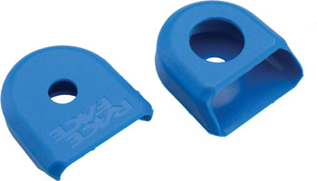 Gesicht des Rennens, RACEFACE CRANK BOOTS: FOR CARBON CRANKS, 2-PACK BLUE