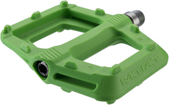 Gesicht des Rennens, RIDE PEDALS - PLATFORM, COMPOSITE, 9/16`, GREEN