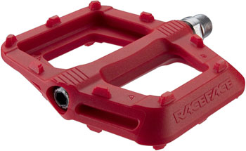 Gesicht des Rennens, RIDE PEDALS - PLATFORM, COMPOSITE, 9/16`, Red