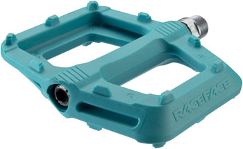 Lauffläche, RIDE PEDALS - PLATFORM, COMPOSITE, 9/16`, Turquoise