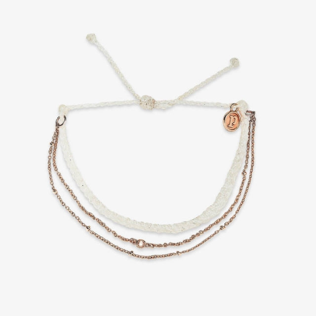 Pura Vida Armbänder, Satellite Chain Rose Gold Bracelet