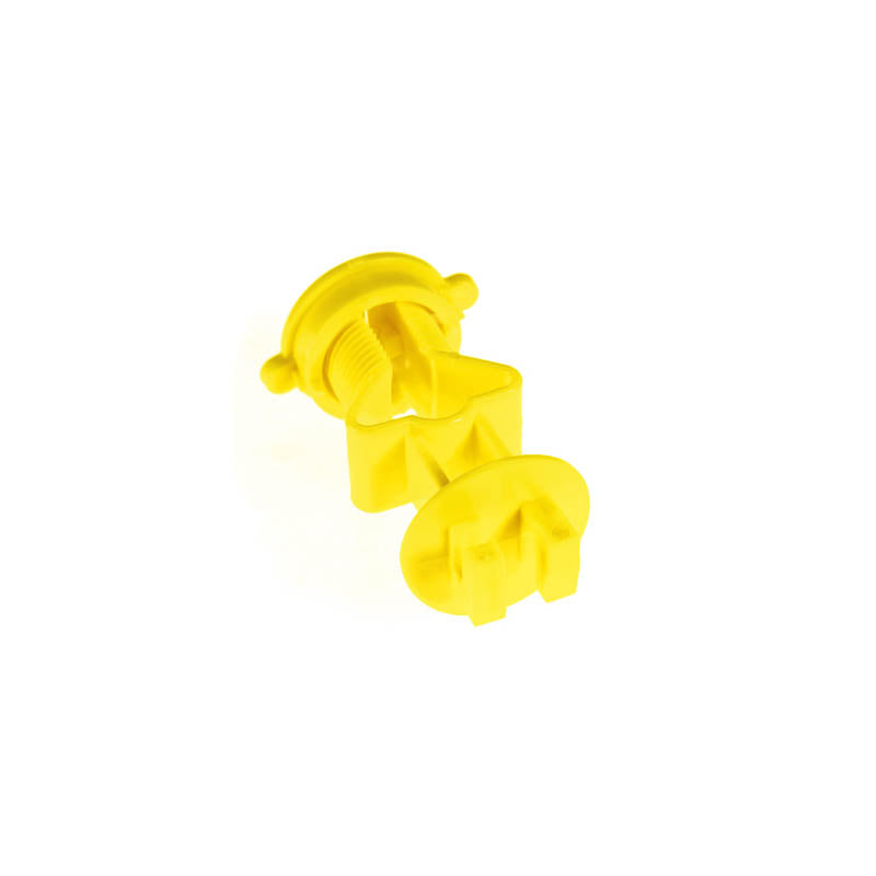 Patriot, Screw-On T-Post Insulators, Yellow, 25-pack