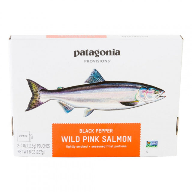 Rücklagen für Patagonien, Wild Pink Salmon, Black Pepper 6 oz