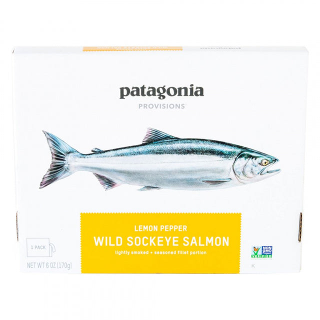 Rücklagen für Patagonien, Wild Sockeye Salmon, Lemon Pepper 6 oz