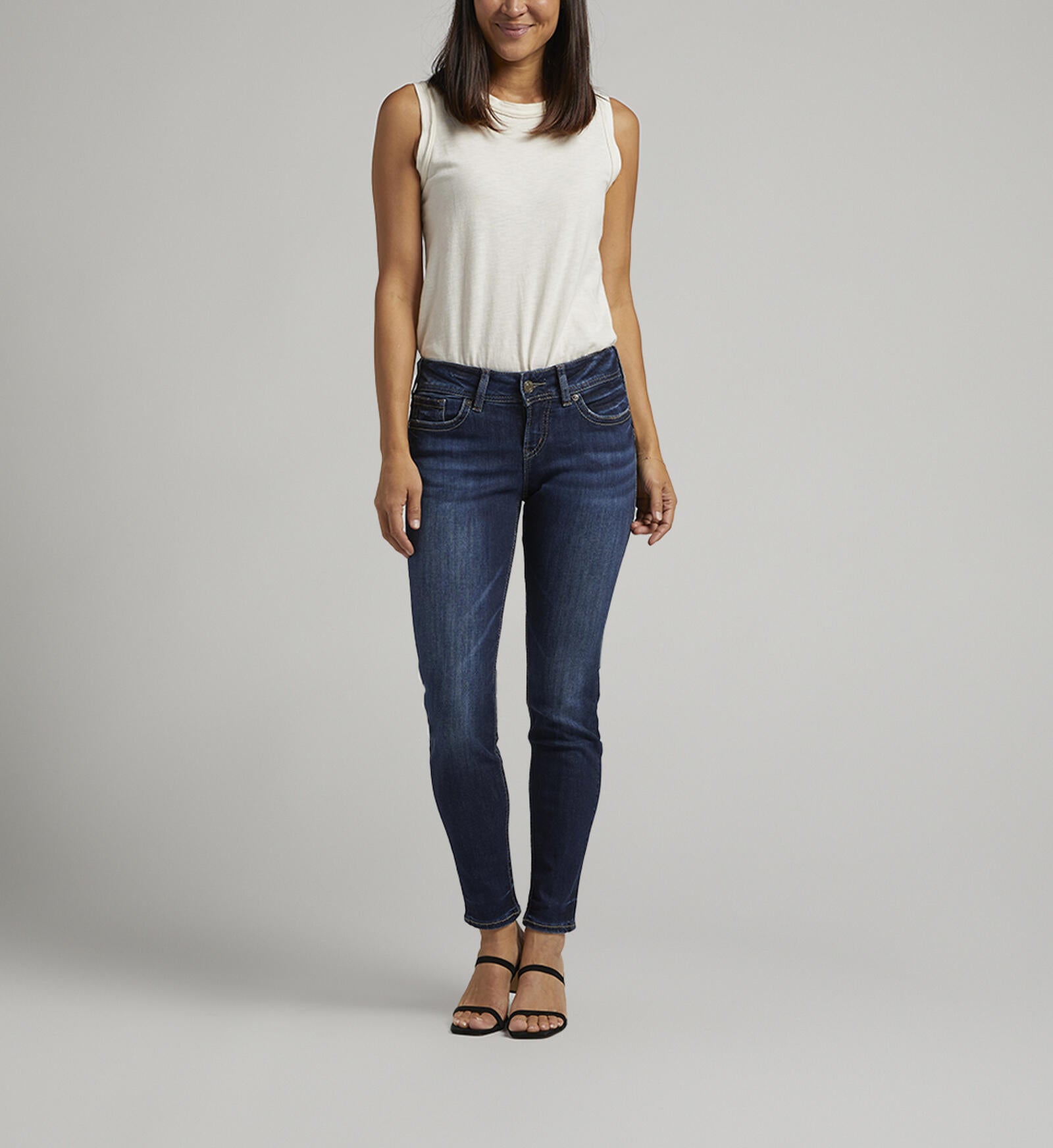 Silver Jean Co, Women's Suki Mid Rise Skinny Jean