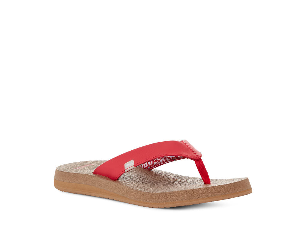 Sanuk, Women's Yoga Mat Sandal - Bittersweet Red