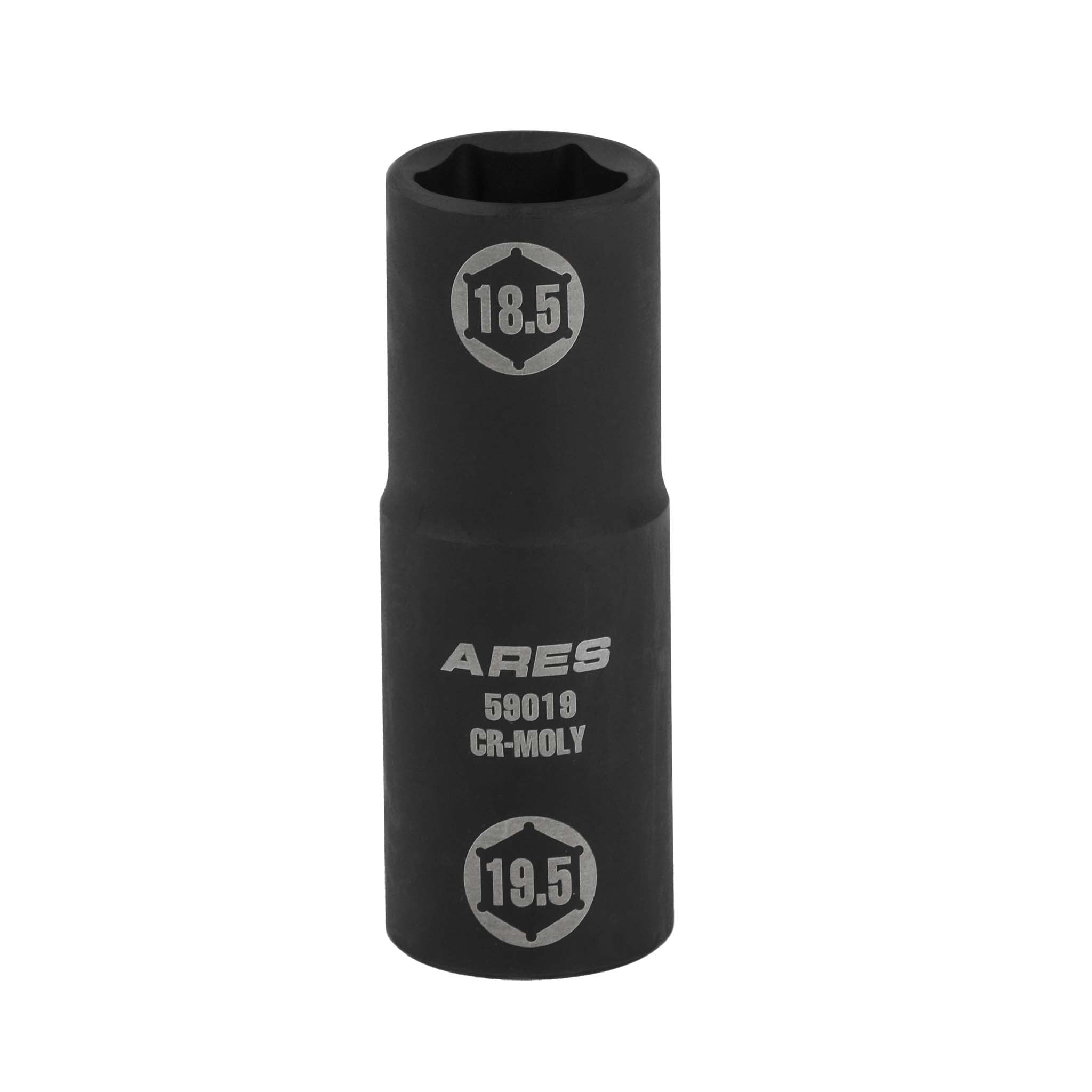 ARES Tool, MJD Industries, LLC, ARES 59019 - 1/2-Zoll-Antrieb 18,5 x 19,5 mm, halbe Größe, Klappsteckschlüssel für Radmuttern