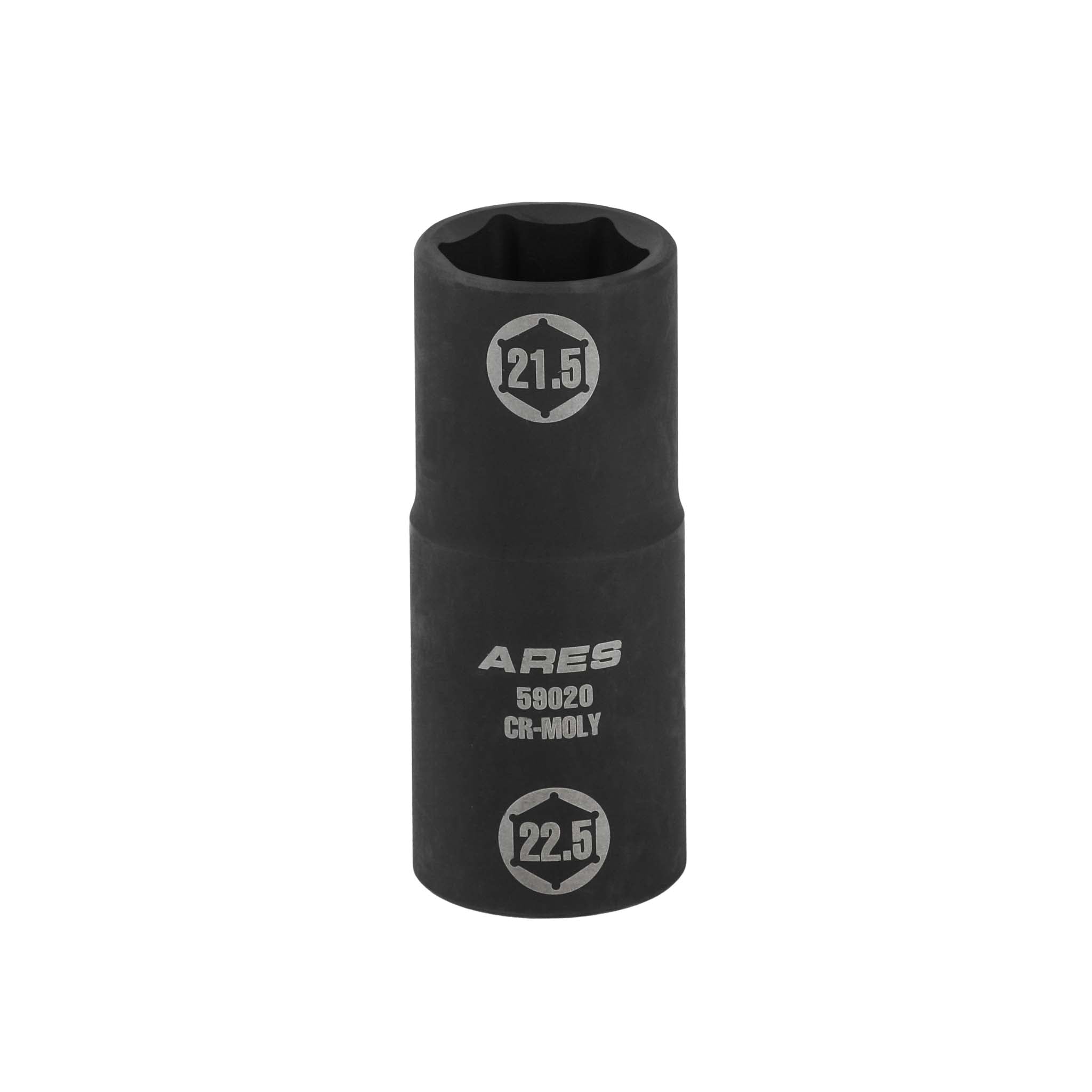 ARES Tool, MJD Industries, LLC, ARES 59020 - 1/2-Zoll-Antrieb 21,5 x 22,5 mm Radmuttern-Klappsteckschlüssel, halbe Größe