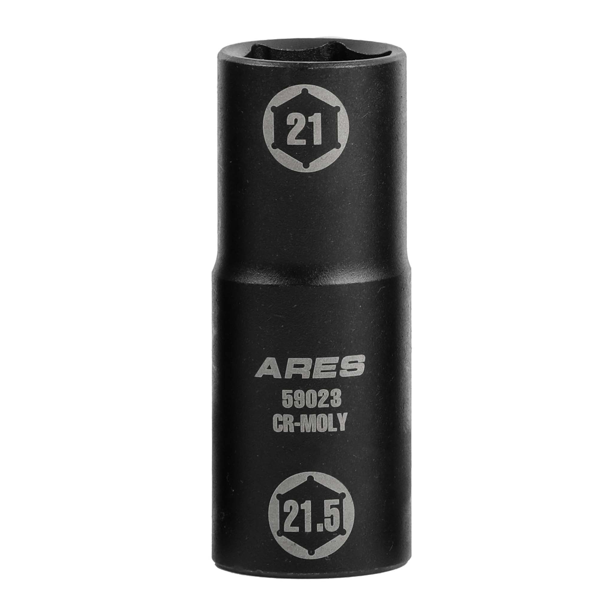 ARES Tool, MJD Industries, LLC, ARES 59023 - 1/2-Zoll-Antrieb 21 x 21,5 mm Radmuttern-Klappsteckschlüssel, halbe Größe