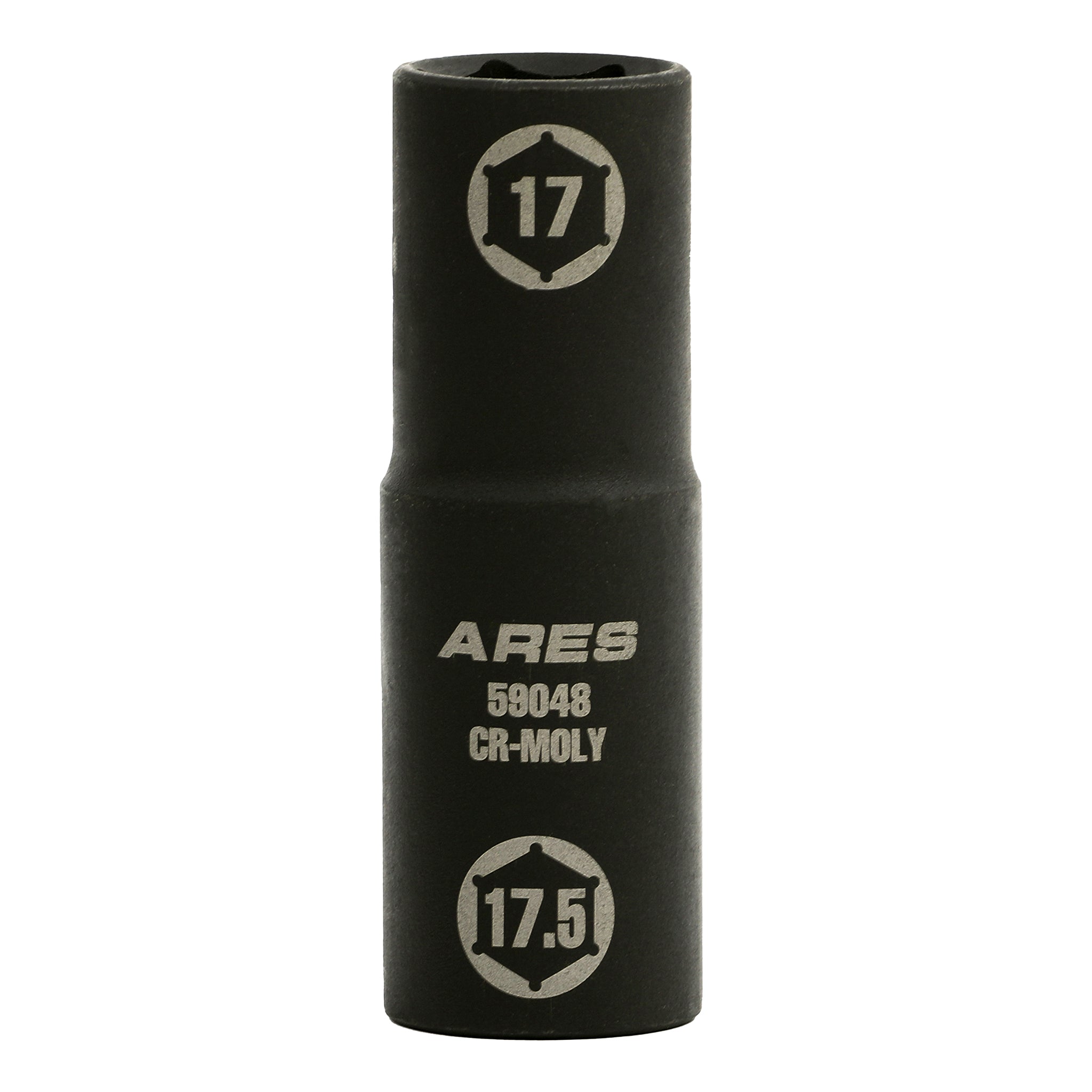 ARES Tool, MJD Industries, LLC, ARES 59048 - 1/2-Zoll-Antrieb 17 x 17,5 mm Radmuttern-Klappsteckschlüssel, halbe Größe