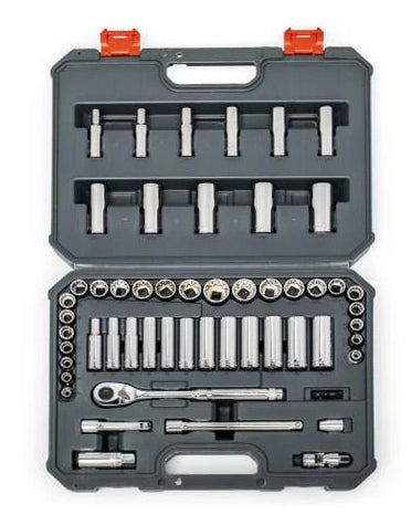 Halbmond, Crescent SAE/Metrisches Steckschlüssel-Set, 3/8"-Antrieb, 57-tlg.